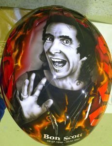 AC/DC-Portrait Bon Scott